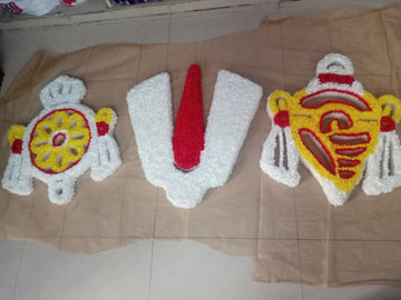Shanku Chakra Namam with Fur - 2ft each
