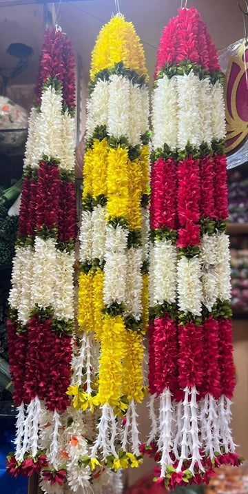 Sharu Space Soft Premium Cloth Garlands Pair - 3ft each