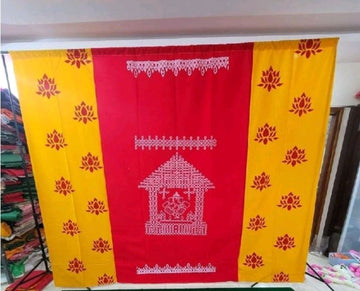 Sharu Space House Ganesha Velvet Backdrop