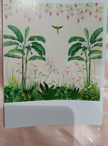Sharu Space Banana Tree Print Backdrop - 8ftx8ft