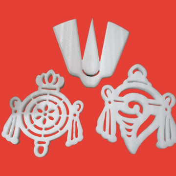 Sharu Space Foam Shanku Chakra Namam Set - 2ft Each