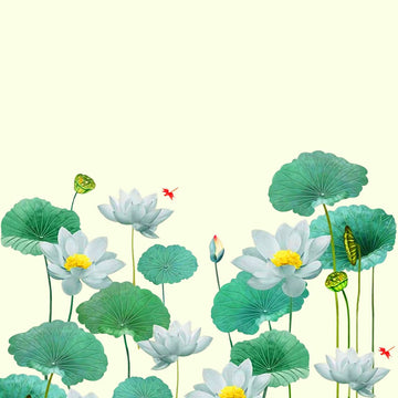Sharu Space Premium Satin Flower Backdrop 8ftx8ft
