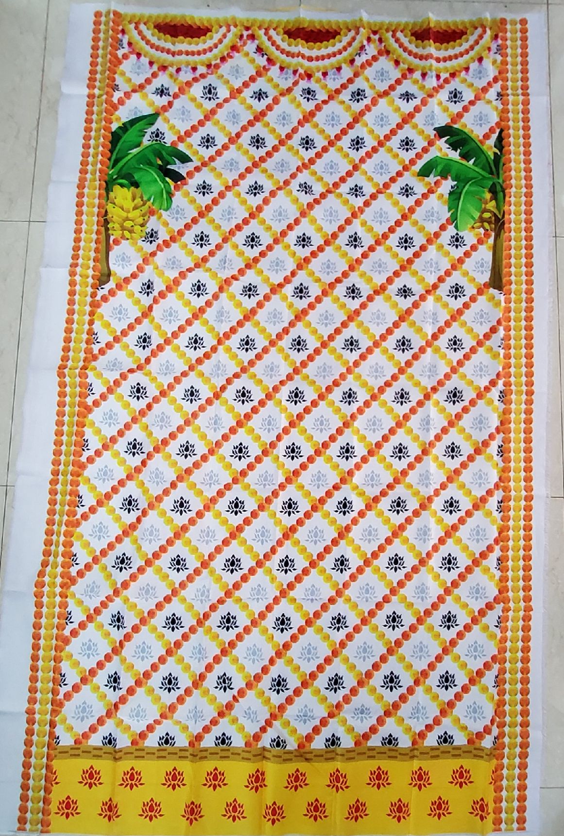 Sharu Space Satin Backrop Design 3