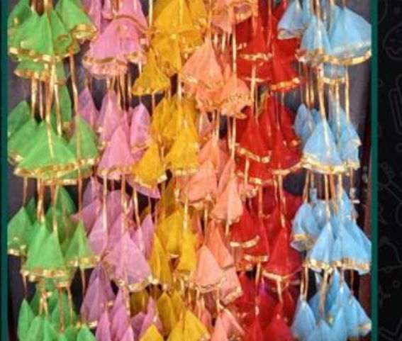 Sharu Space Netted Tassels Pair