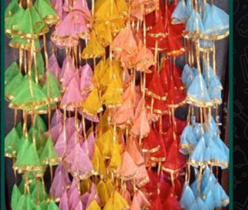 Sharu Space Netted Tassels Pair