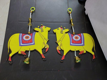 Sharu Space Mdf Yellow Cow Set
