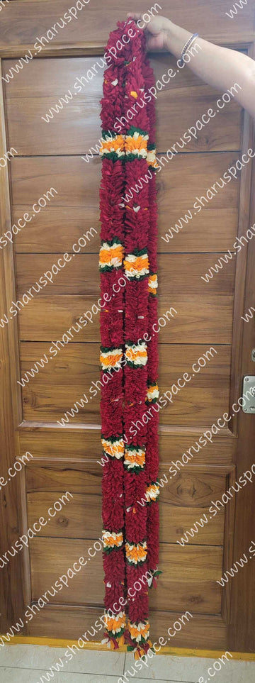 Sharu Space Cloth Flower Strings, red (6ft)