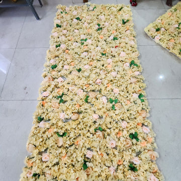 Artificial Flower Mat Peach Color - 8ftx4ft