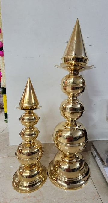 Brass Shikaram - Pair