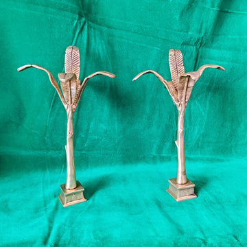 Sharu Space Brass Banana Tree Pair