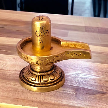 Sharu Space Brass Shivling