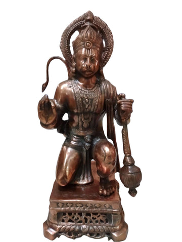 Black Metal Hanuman - 27"