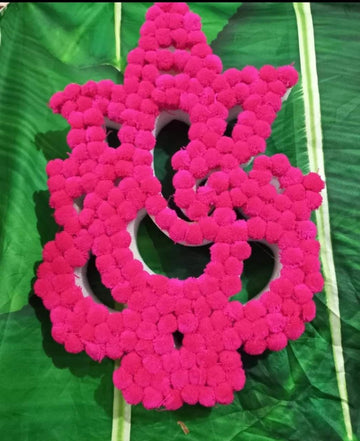 Sharu Space Foam Ganesh with Pink PomPom - 2ft