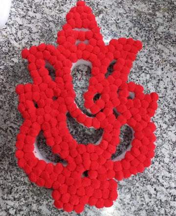 Sharu Space Foam Ganesh with Red PomPom - 2ft