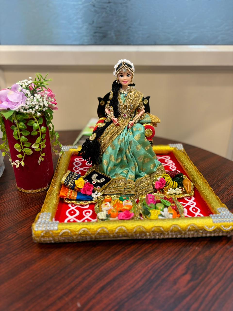 Sharu Space Half Saree Girl Doll Set