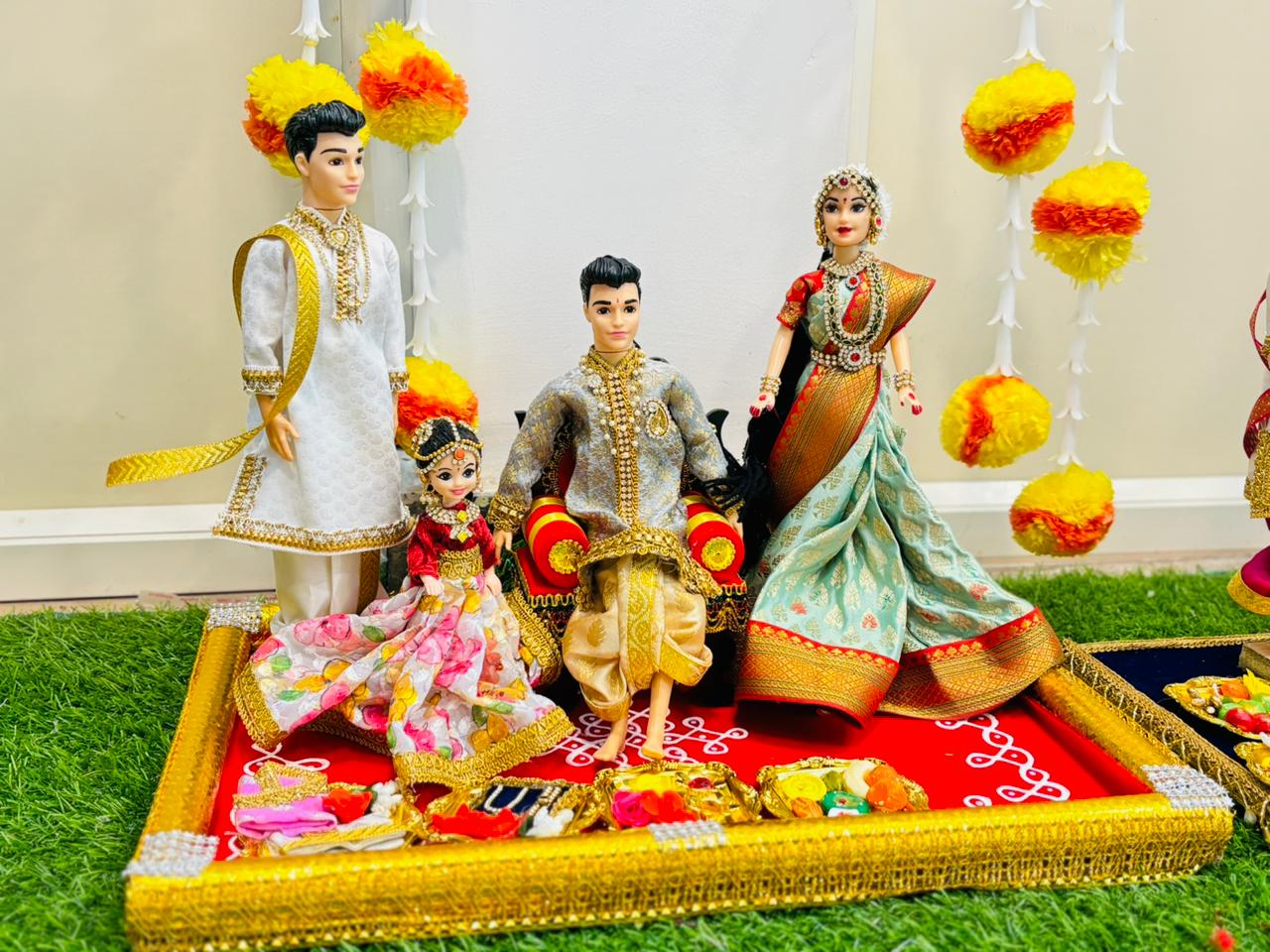 Sharu Space Dhoti Ceremony Family Set