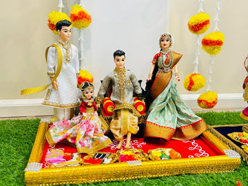 Sharu Space Dhoti Ceremony Family Set