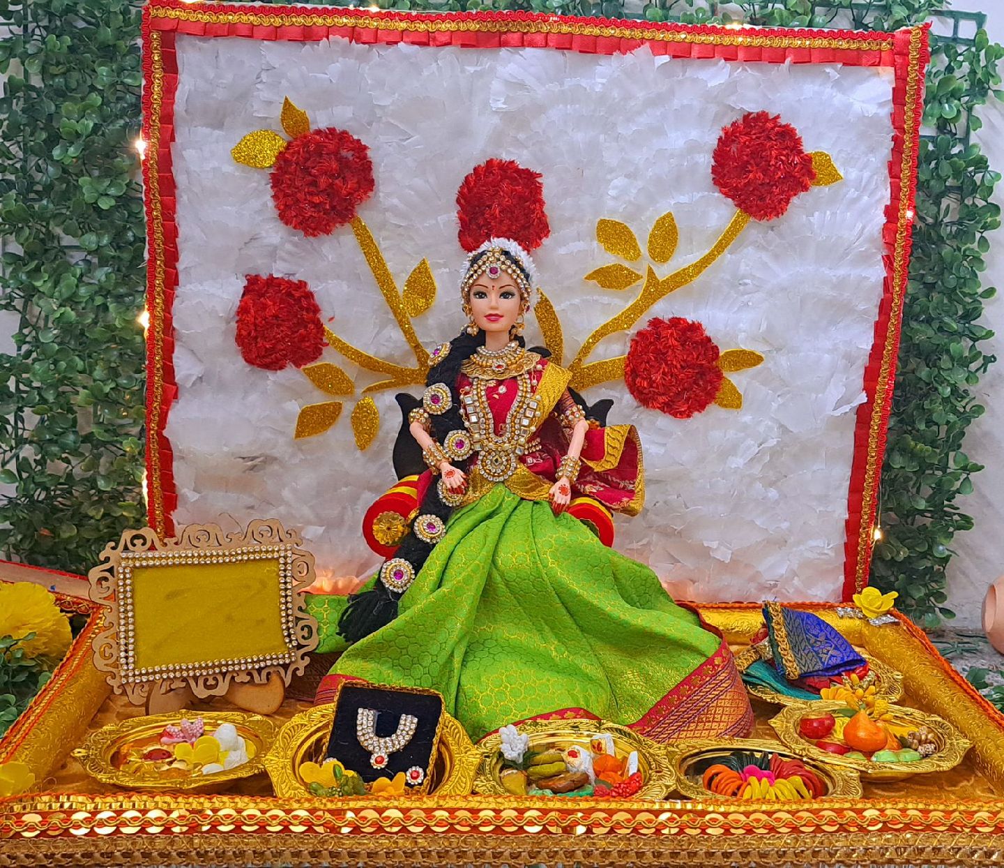 Sharu Space Half Saree/Baby Shower Set